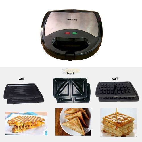3 in 1 Toaster, waffle, grill
